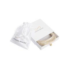 Infinity Braids Fishtail Braid Jolie Diamond Frost