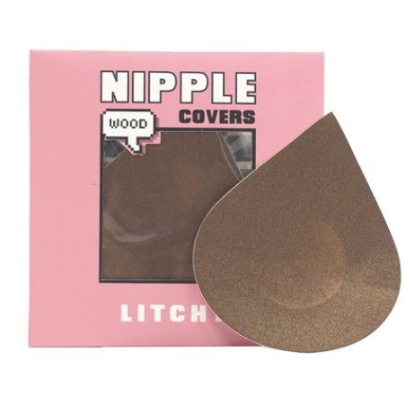 Litchy Nipple Cover Wood