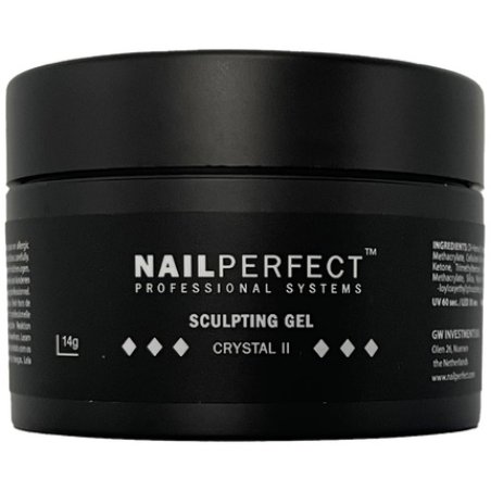 Nailperfect LED/UV Sculpting Gel Crystal II 14g