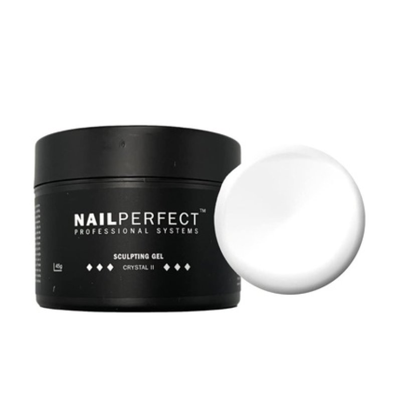 Nail Perfect LED/UV Sculpting Gel Crystal II 45g