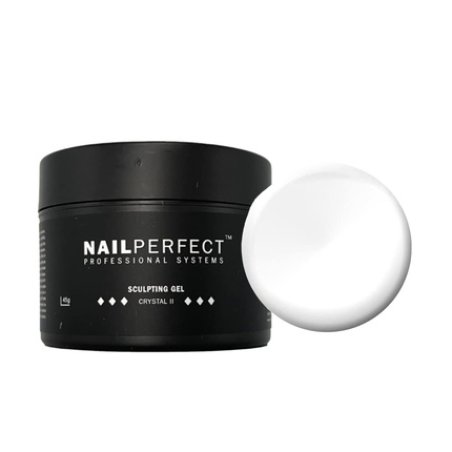 Nail Perfect LED/UV Sculpting Gel Crystal II 45g