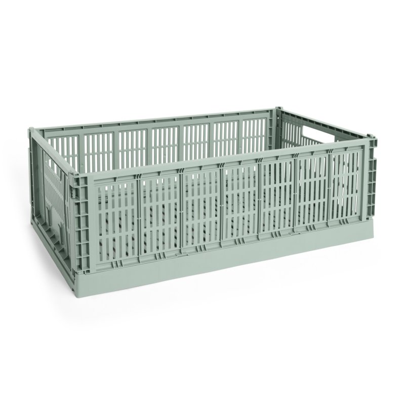HAY - Colour Crate XL Storage Crate (Sage Green)