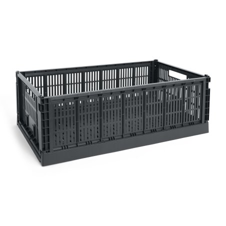 HAY - Colour Crate XL Storage Crate (Charcoal)
