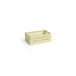 HAY - Colour Crate S Storage Crate (Light Yellow)