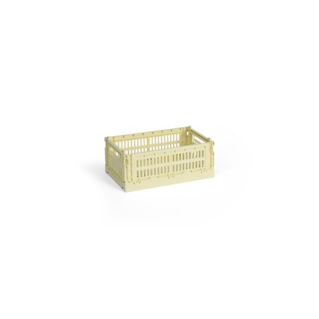 HAY - Colour Crate S Storage Crate (Light Yellow)
