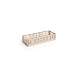 HAY - Colour Crate Mini Oblong Storage Crate (Powder)