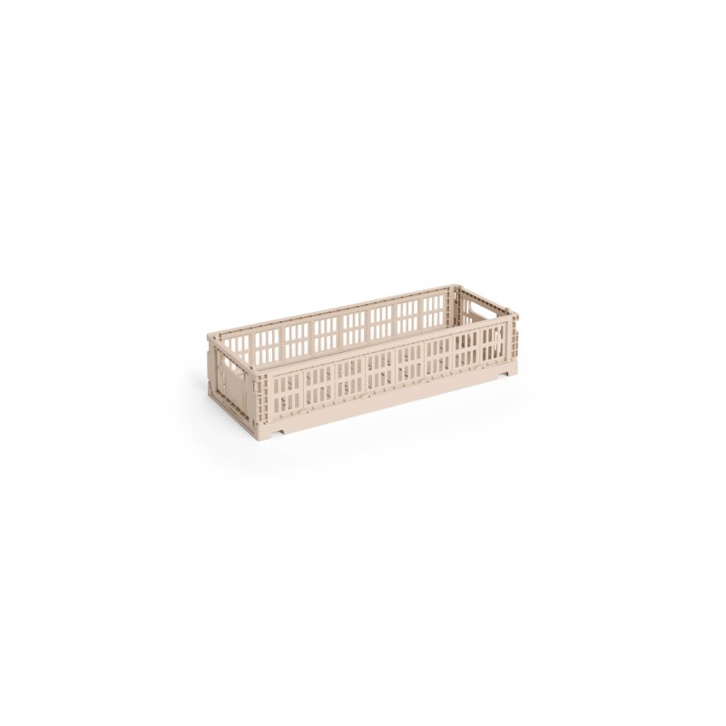 HAY - Colour Crate Mini Oblong Storage Crate (Powder)