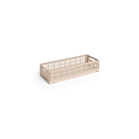 HAY - Colour Crate Mini Oblong Storage Crate (Powder)