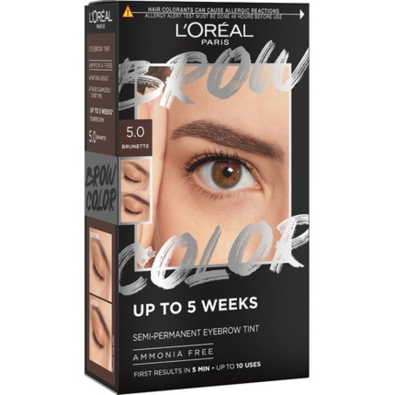 L'Oreal Paris Brow Color - Tinted Eyebrows For Up To 5 Weeks - Results In 5 Minutes - 30 Ml