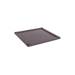 HAY - Colour Crate Plastic Lid Square L (Bordeaux)