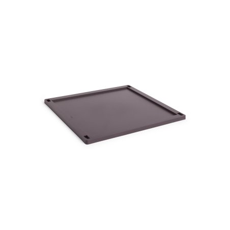 HAY - Colour Crate Plastic Lid Square L (Bordeaux)