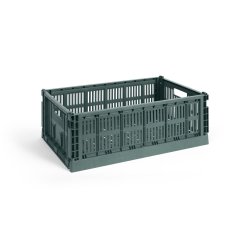 HAY - Colour Crate L Storage Crate (Dark Green)