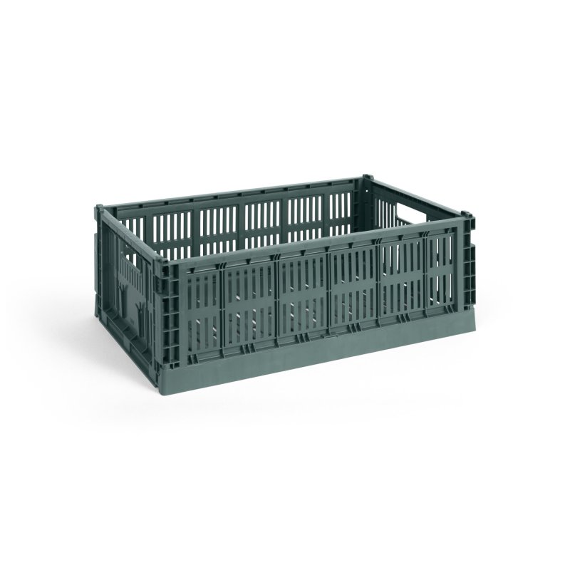 HAY - Colour Crate L Storage Crate (Dark Green)