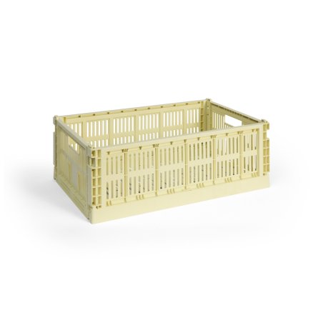 HAY - Colour Crate L Storage Crate (Light Yellow)