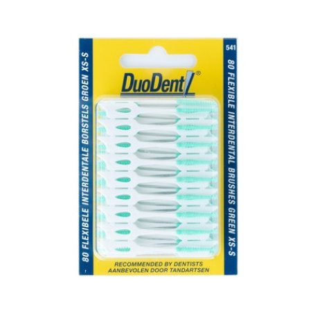 Duodent Interdental Flexible Brush Xs-S Green