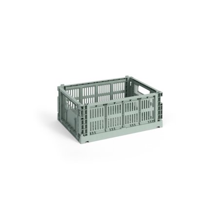HAY - Colour Crate M Storage Crate (Sage Green)