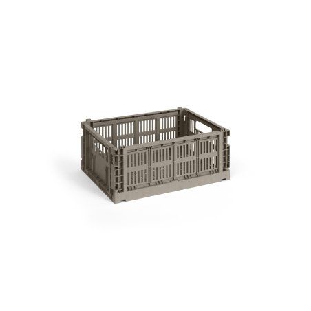 HAY - Colour Crate M Storage Crate (Warm Grey)