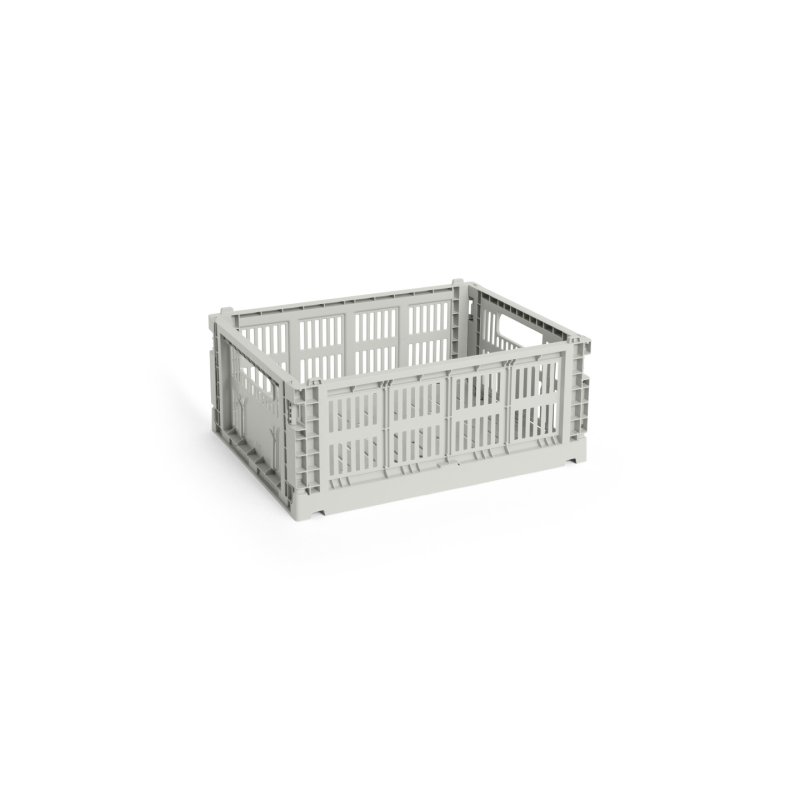 HAY - Colour Crate M Storage Crate (Grey)