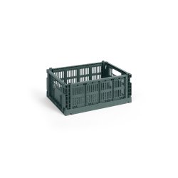HAY - Colour Crate M Storage Crate (Dark Green)
