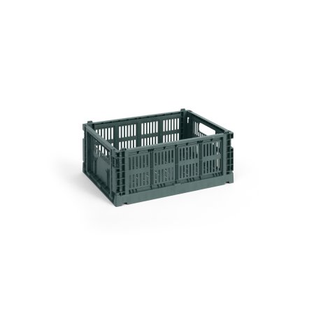 HAY - Colour Crate M Storage Crate (Dark Green)