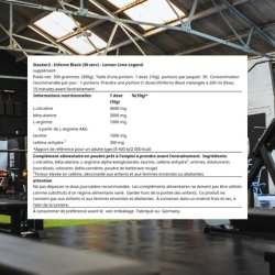 Stacker2 Inferno Black 300g Lemon Lime Legend