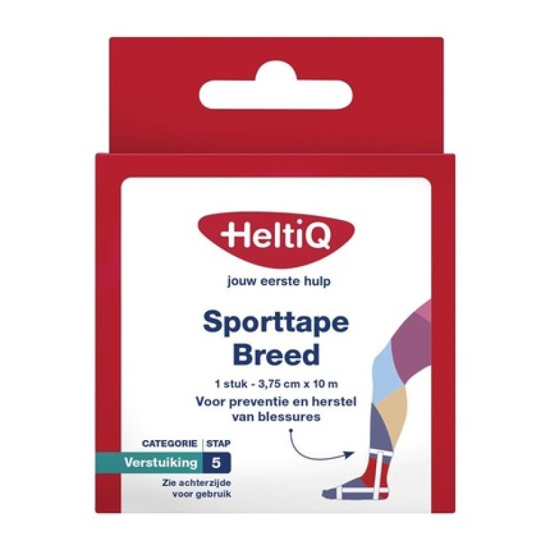 Heltiq Sport Tape Wide 3.75 Cm X 10 M - Ideal For Sports Injuries