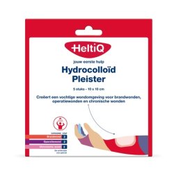 Heltiq Hydrocolloid Plaster 10x10cm - Ideal For Wound Care