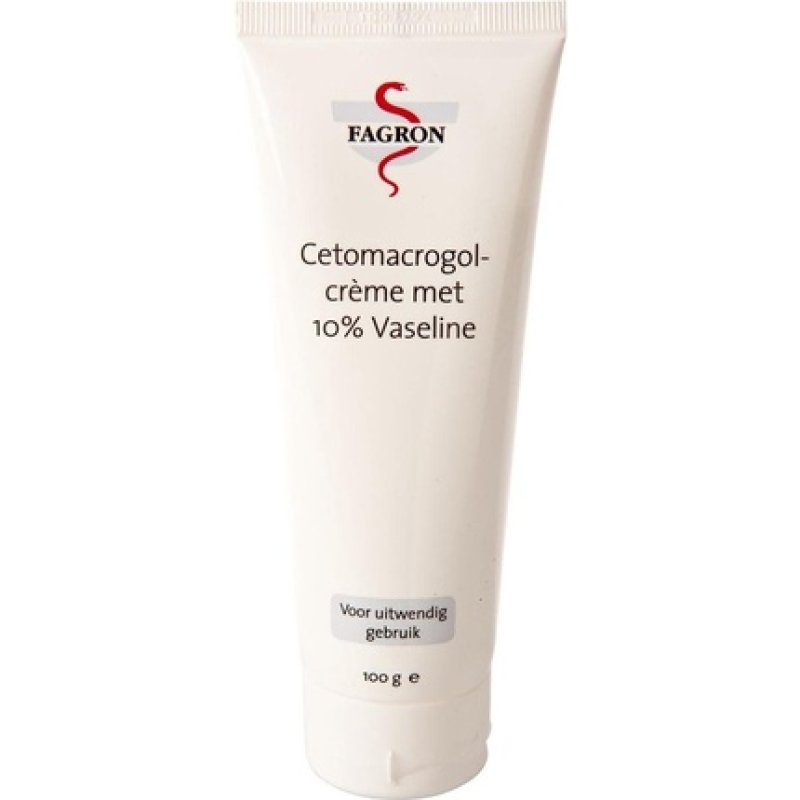 Fagron Cetomacrogol Cream With Vaseline 10% 100gr
