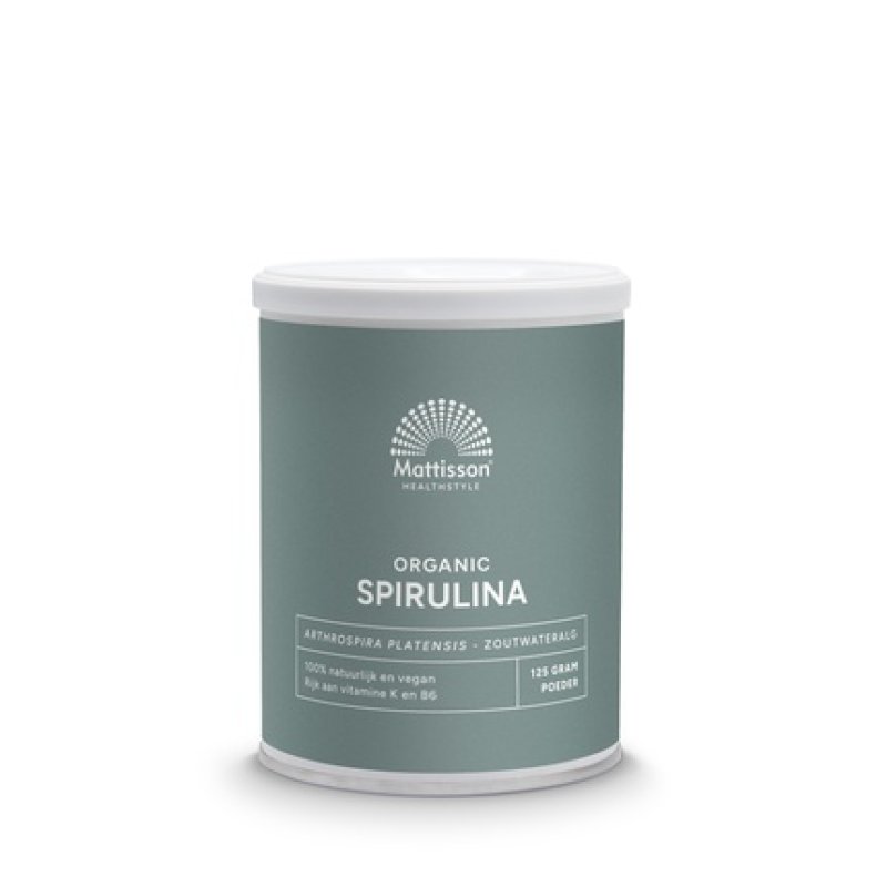 Mattisson Organic Spirulina Powder - Nl-Bio-01