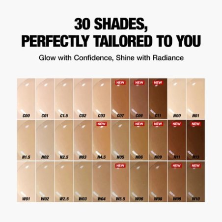 Radiance Fit Serum Foundation Flawless Coverage Dewy Finish