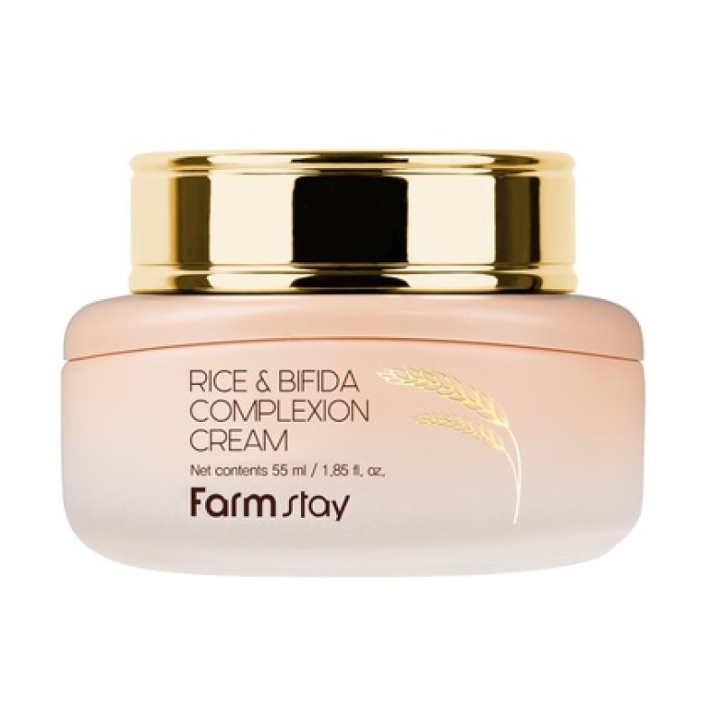 Farmstay Rice & Bifida Complexion Cream Moisturizing Nourishing Face Cream With Rice And Ferments 55ml