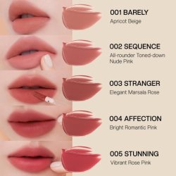 Objet Lip Stain Unique Paint Tube Design Velvet Matte Tint Long-Lasting