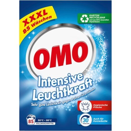 Omo Laundry Detergent XXXL with Brightness Booster 85 Wash Loads 5.1kg