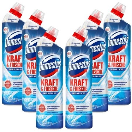 Domestos WC Gel Ocean Fresh Thick Liquid 750ml Bottle
