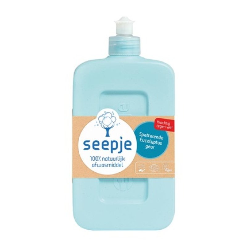 Seepje Dishwashing Liquid Sparkling Eucalyptus Scent - Eco-Friendly Cleaning Solution