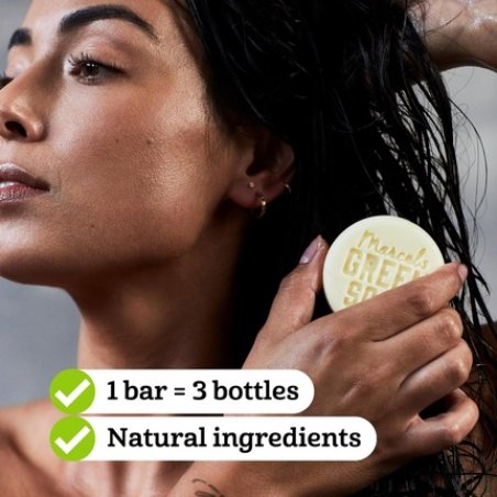 Marcel's Green Soap Hair Conditioner Bar Tonka Bean & Muguet Scents 60g