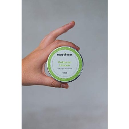 HappySoaps Vegan Deodorant Coconut and Lime 50g