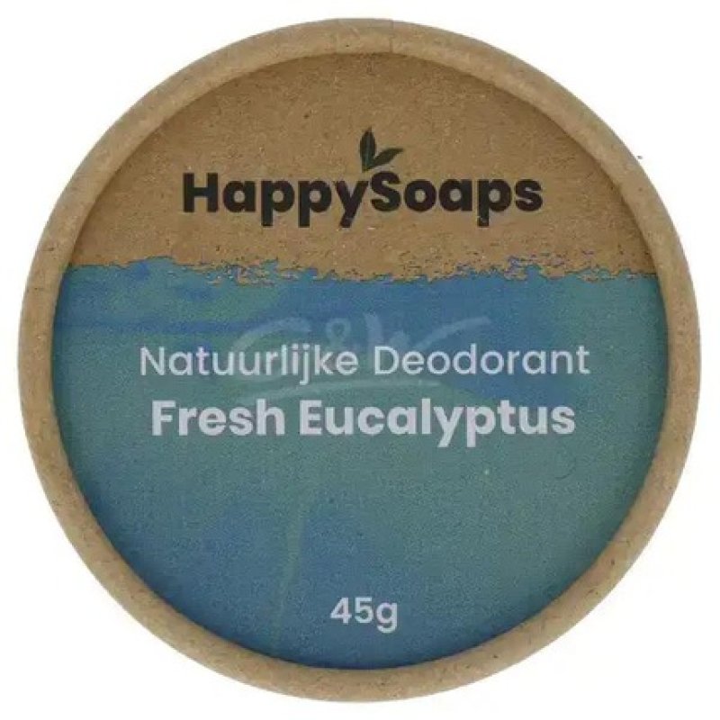 Happysoaps Deodorant Cream Eucalyptus & Lemongrass