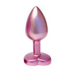 Dream Toys Gleaming Love Plug - Matte Pink, Size Medium