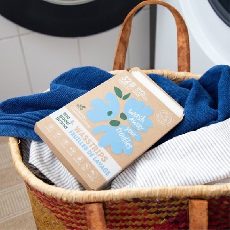 The Good Brand - Wash Strips - 32 Washes - Sustainable - Plastic-Free - Odorless