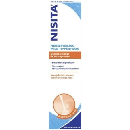 Nisita Nasal Rinse Mild Hypertonic Jet Spray 125ml