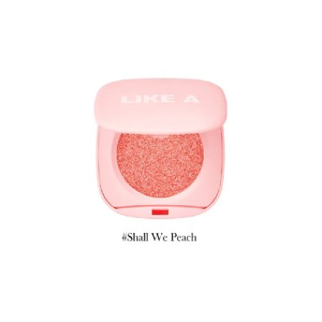 Blessed Moon Mini Like A Shadow 02 Mini Shall We Peach 0.8 G - Warm Peach Eyeshadow
