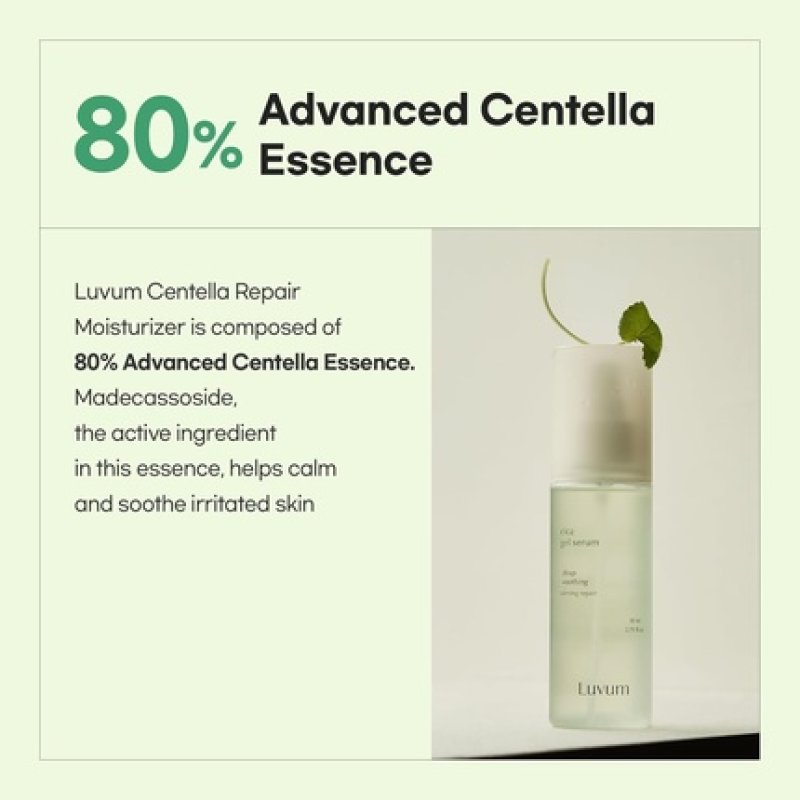 Calming Repair Cica Gel Serum and Centella Mist Facial Spray 2.70 Fl Oz