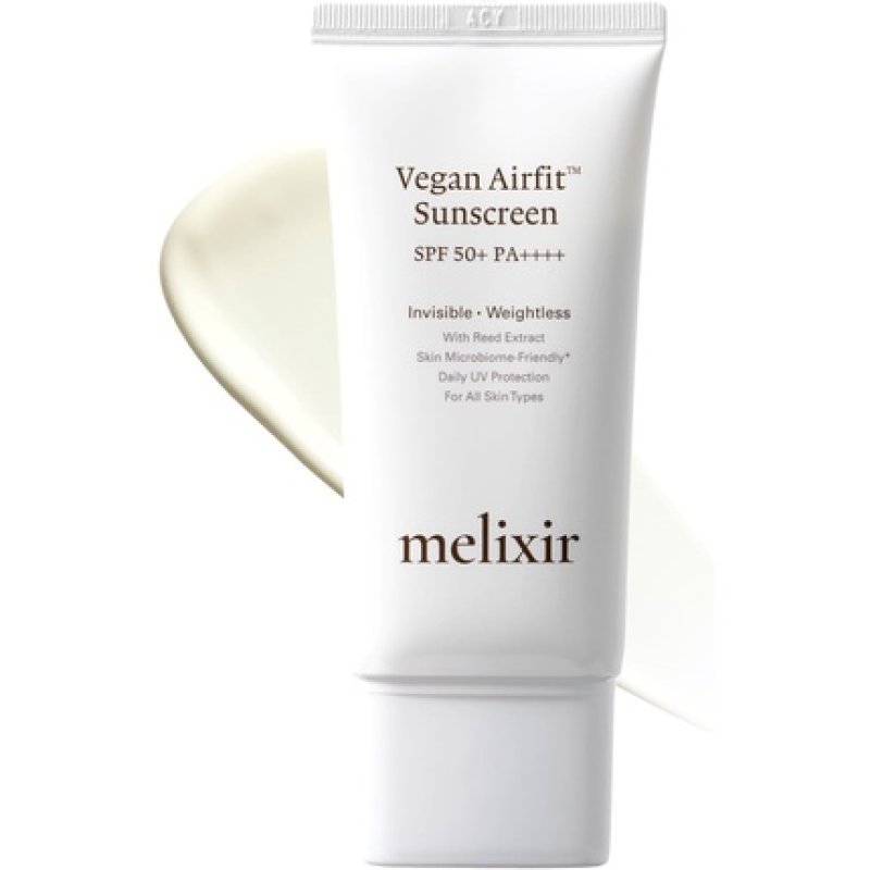 Melixir Vegan Airfit Sunscreen SPF 50 Korean Face Moisturizing Sun Cream