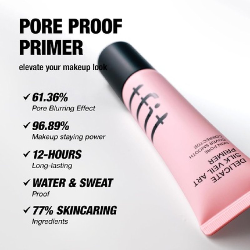 Tfit Delicate Silk Veil Art Primer Korean Makeup Poreless Matte Primer