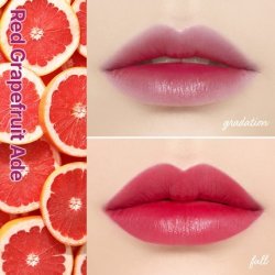ETUDE Dear Darling Water Tint 4 Red Grapefruit Ade Vivid Color Lip Stain 0.31 Fl Oz