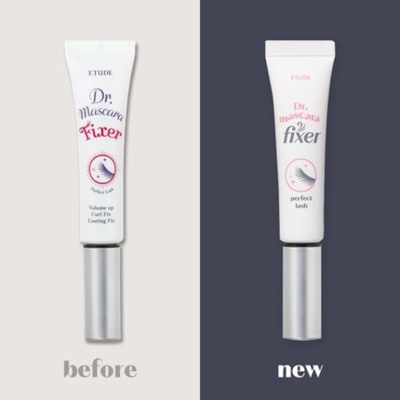 ETUDE Dr. Mascara Fixer For Perfect Lash Long-Lasting Smudge-Proof Mascara Fixer with Care Effect Eyelash Primer Korean