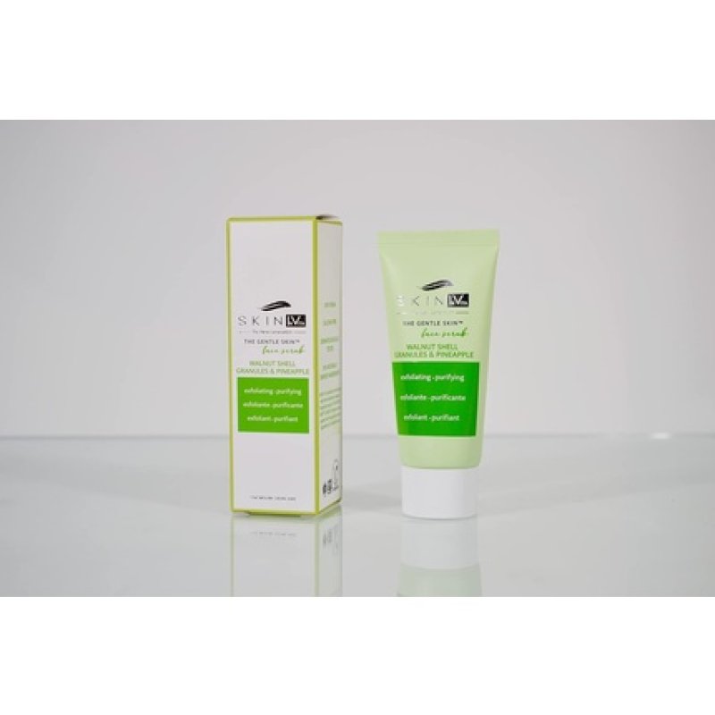Skin IV Korean Exfoliating & Purifying Action Facial Scrub with Walnut, Granules and Pineapple 50ml