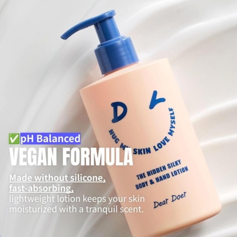 Dear Doer The Hidden Silky Body & Hand Lotion Vegan 10.14 Fl Oz