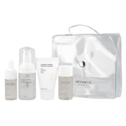 Heveblue Salmon Caring Centella Special Travel Kit Bag - Mini Face Care Cosmetics Set